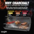 Char-Griller Wrangler 23-in Black Barrel Charcoal Grill