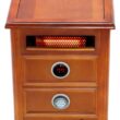 Dr. Infrared Heater Up to 1500-Watt Infrared Quartz Cabinet Indoor Electric Space Heater with Thermostat and Remote Included