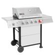 Royal Gourmet Stainless Steel 5-Burner Liquid Propane Gas Grill with 1 Side Burner