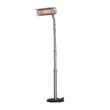 Well Traveled Living 5118-BTU 110-Volt Silver Stainless Steel Electric Patio Heater