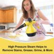 Comforday Multi-Purpose Handheld Pressurized Steam Cleaner with 9-Piece Accessories, Perfect for Stain Removal, Curtains, Car Seats, Floor, Window Cleaning - 5