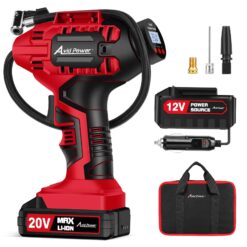 AVID POWER Tire Inflator Air Compressor, 20V Cordless Car Tire Pump