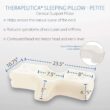 Therapeutica Cervical Orthopedic Foam Sleeping Pillow; For Neck, Shoulder, and Back Pain Relief; Helps Spinal Alignment; Back and Side Sleeping, Firm - Petite - 6