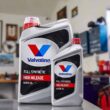 Valvoline Full Synthetic High Mileage with MaxLife Technology SAE 5W-20 Motor Oil 5 QT, Case of 3 - 4