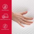 BestMassage Full Mattress, 8 inch Gel Memory Foam Mattress Queen Size for Cool Sleep & Pressure Relief, Medium Firm Mattresses CertiPUR-US Certified/Bed-in-a-Box/Pressure Relieving - 5