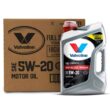 Valvoline Full Synthetic High Mileage with MaxLife Technology SAE 5W-20 Motor Oil 5 QT, Case of 3