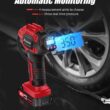 AVID POWER Tire Inflator Air Compressor, 20V Cordless Car Tire Pump with Rechargeable Li-ion Battery, 12V Car Power Adapter, Digital Pressure Gauge - 4
