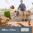 Worx 40V Leaf Blower Cordless with Battery & Charger, 3-in-1 Blower for Lawn with Vacuum and Mulcher, Cordless Leaf Blower with Brushless Motor, 2-Speed Control WG583 – 2 Batteries & Charger Included - 2