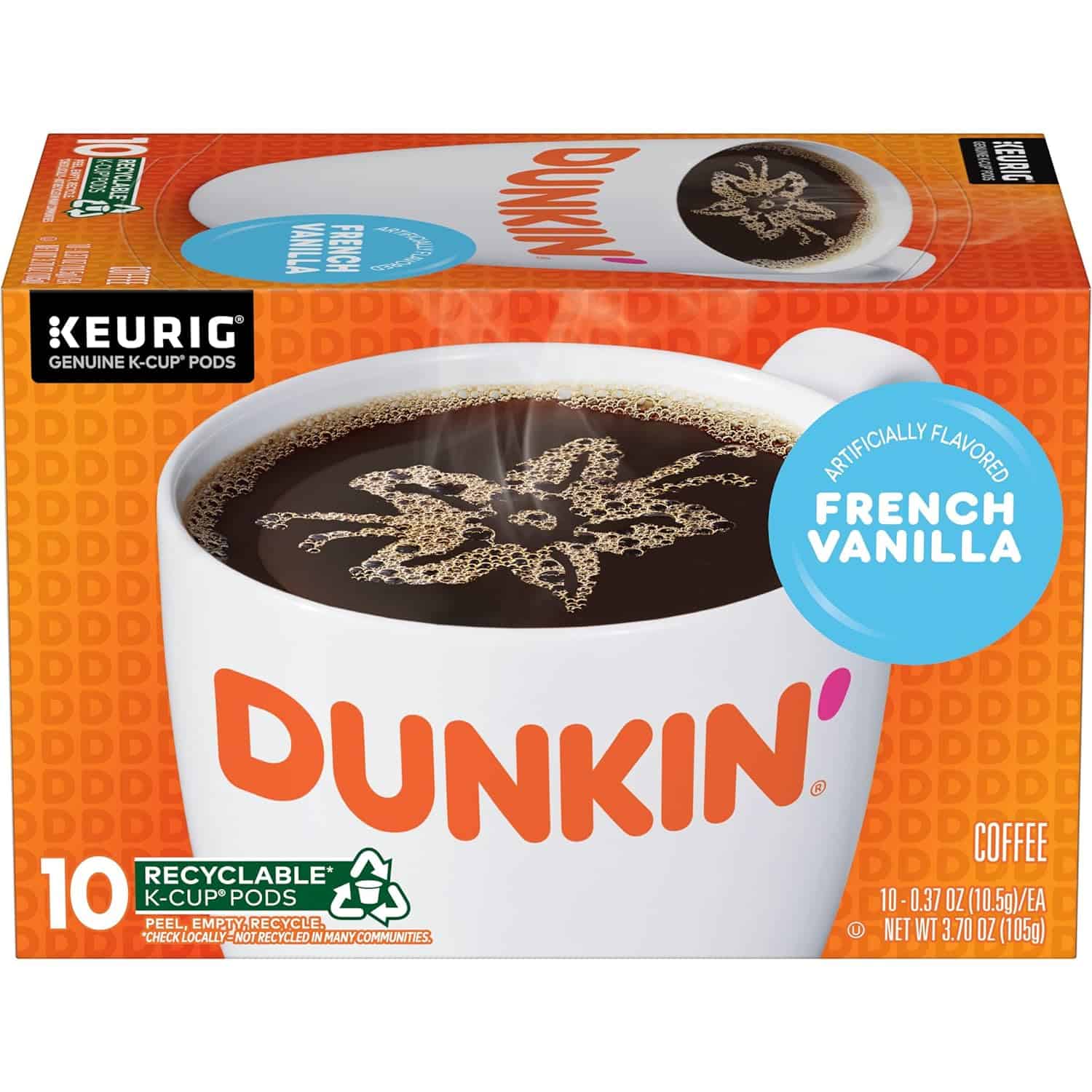 Dunkin' French Vanilla Flavored Coffee, 60 Keurig K-Cup Pods Dunkin' French Vanilla Flavored Coffee, 60 Keurig K-Cup Pods - 2
