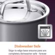 Breville Thermal Pro Hard Anodized Nonstick Sauce Pan/Saucepan/Saucier with Lid and Helper Handle, 4 Quart, Gray - 5