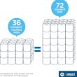 Compact Coreless 2-Ply Recycled Toilet Paper by GP PRO (Georgia-Pacific), 19375, 1,000 Sheets Per Roll, 36 Rolls Per Case - 8