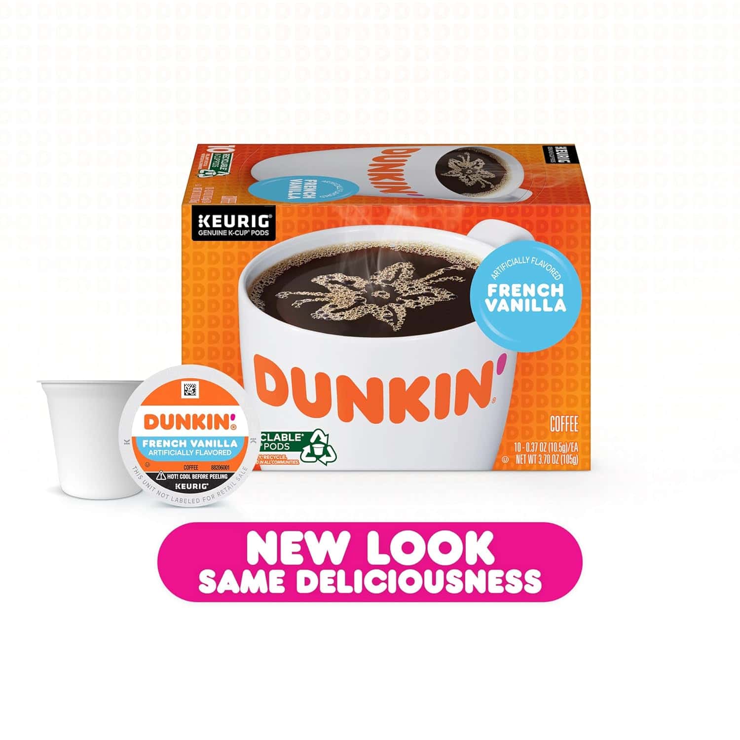 Dunkin' French Vanilla Flavored Coffee, 60 Keurig K-Cup Pods Dunkin' French Vanilla Flavored Coffee, 60 Keurig K-Cup Pods - 5