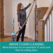 Kenmore DU2012 Bagless Upright Vacuum 2-Motor Power Suction Lightweight Carpet Cleaner with 10’Hose, HEPA Filter, 2 Cleaning Tools for Pet Hair, Hardwood Floor, Green - 3
