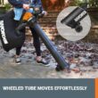 Worx 40V Leaf Blower Cordless with Battery & Charger, 3-in-1 Blower for Lawn with Vacuum and Mulcher, Cordless Leaf Blower with Brushless Motor, 2-Speed Control WG583 – 2 Batteries & Charger Included - 9