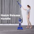 eureka NEU182A PowerSpeed Bagless Upright Vacuum Cleaner, Lite, Blue - 4