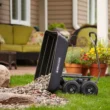 Gorilla Carts GOR4PS 600-lb. Poly Garden Dump Cart with 10" Tires