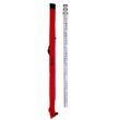 AdirPro 740-04-PKG Wood and Fiberglass Quick Clamp Lock Laser Level Construction Tripod with 9 ft. 10th 3 Section Aluminum Grade Rod