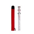 AdirPro 740-04-PKG Wood and Fiberglass Quick Clamp Lock Laser Level Construction Tripod with 9 ft. 10th 3 Section Aluminum Grade Rod