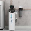AQUASURE AS-HL32FM Harmony Lite All-In-One Water Softener Triple Purpose Pre-Filter, 32,000 Grain, Iron Reducing Fine Mesh Resin