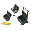 DEWALT DWST08165005010 TOUGHSYSTEM 2.0 22 in. Small Tool Box, 22 in. Large Tool Box, 24 in. Mobile Tool Box, and Shallow Tool Tray