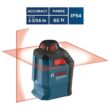 Bosch GLL 2-20 S 65 ft. Self Leveling 360 Degree Horizontal Cross Line Laser Level with Mount and Carrying Pouch