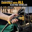 DEWALT DXPAEV016 25 ft. cord, 16 Amp, 120-Volt/240-Volt AC 3.84 Kw, Weatherproof Level 2, Heavy-Duty Portable Electric Vehicle Charger