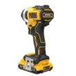 DEWALT DCF809D1 ATOMIC 20V Max Lithium-Ion Brushless Cordless Compact 1/4 in. Impact Driver Kit with 2.0Ah Battery, Charger and Bag
