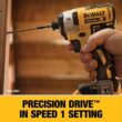 DEWALT DCF887BWDCB205 20V MAX XR Cordless Brushless 3-Speed 1/4 in. Impact Driver with 20V MAX XR Premium 5.0Ah Battery