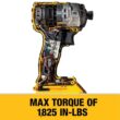 DEWALT DCF887BWDCB205 20V MAX XR Cordless Brushless 3-Speed 1/4 in. Impact Driver with 20V MAX XR Premium 5.0Ah Battery