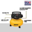 DEWALT DWFP55126W23450 6 Gal. 165 PSI Electric Pancake Air Compressor with 18-Gauge Pneumatic 2 in. Brad Nailer & 50 ft. x 1/4 in. Air Hose