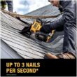 DEWALT DCN45RNB 20V MAX 15-Degree Cordless Roofing Nailer (Tool Only)