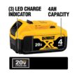 DEWALT DCF620Bw4b 20V MAX XR Cordless Brushless Drywall Screw Gun and (1) 20V MAX XR Premium Lithium-Ion 4.0Ah Battery