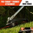 ECHO 99944200545 Pro-Torque String Trimmer Attachment with 17 in. Cutting Swath for ECHO Gas or Battery Pro Attachment Series
