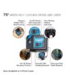 Empire ELGC 75 ft. Green Self-Leveling Cross Line Laser Level