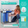 Express Water FLTWH2045S10 10 Pack Sediment Replacement Filter - Whole House Replacement Water Filter - SED High Capacity Filter