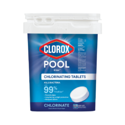 CLOROX Pool&Spa Active99 3” Chlorinating Tablet, Kills Bacteria & Stops Algae, 35LB
