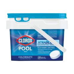 CLOROX Pool&Spa XtraBlue 3” Chlorinating Tablets, Kills Bacteria & Stops Algae, 25 LB