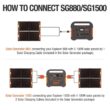 Jackery HTO587DG-USA SolarSaga 100-Watt Portable Solar Panel for Explorer 290/550/880/1000/1500 Power Station with built-in 2 USB Outputs