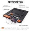 Jackery HTO587DG-USA SolarSaga 100-Watt Portable Solar Panel for Explorer 290/550/880/1000/1500 Power Station with built-in 2 USB Outputs