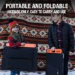 Jackery HTO587DG-USA SolarSaga 100-Watt Portable Solar Panel for Explorer 290/550/880/1000/1500 Power Station with built-in 2 USB Outputs