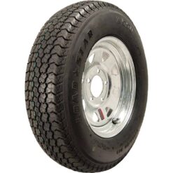 LOADSTAR 3S334 ST185/80D-13 K550 BIAS 1725 lb. Load Capacity Galvanized 13 in. Bias Tire and Wheel Assembly