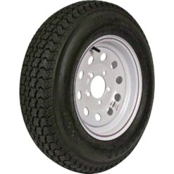 LOADSTAR 3S470 ST205/75D-14 K550 BIAS 1760 lb. Load Capacity White with Stripe 14 in. Bias Tire and Wheel Assembly