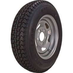 LOADSTAR 3S967 ST175/80D-13 K550 BIAS 1360 lb. Load Capacity Silver 13 in. Bias Tire and Wheel Assembly