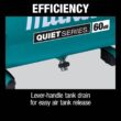 Makita MAC210Q Quiet Series 2 Gal. 135 PSI 1 HP Oil-Free Portable Corded Electric 60 dBA Air Compressor (6.5 CFM at 90 PSI)