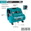 Makita MAC210Q Quiet Series 2 Gal. 135 PSI 1 HP Oil-Free Portable Corded Electric 60 dBA Air Compressor (6.5 CFM at 90 PSI)