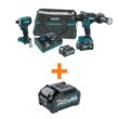 Makita GT200D-BL4040 40V Max XGT Brushless Cordless 2-Pc. Combo Kit 2.5Ah with bonus 40V Max XGT 4.0Ah Battery