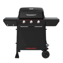 Megamaster 720-1066 Megamaster 3-Burner Propane Gas Grill in Black