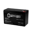 MIGHTY MAX BATTERY MAX3428993 12 Volt 7ah Rechargeable Battery with F1 (.187) Terminals - 10 Pack" MIGHTY MAX BATTERY MAX3428993 12 Volt 7ah Rechargeable Battery with F1 (.187) Terminals - 10 Pack"
