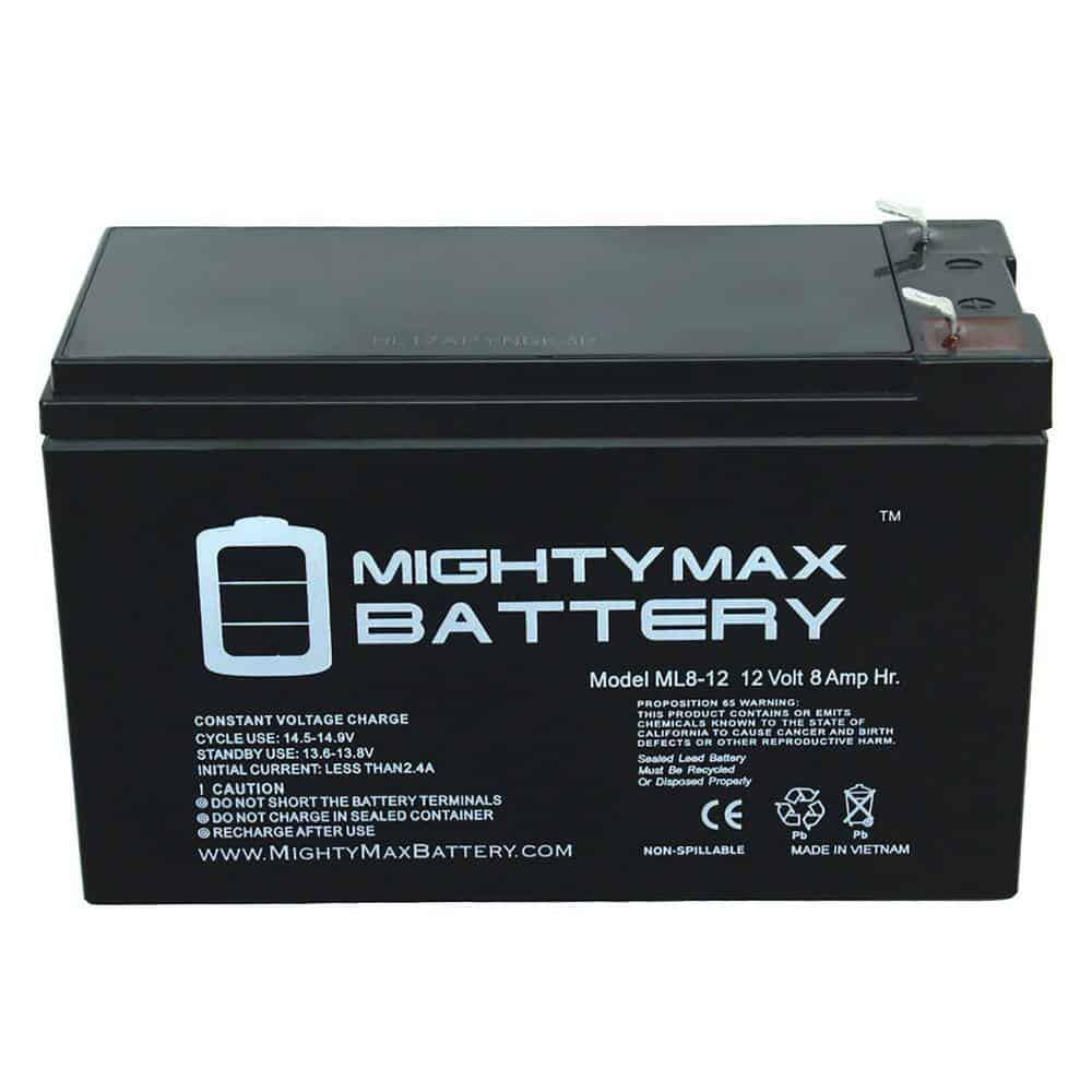 MIGHTY MAX BATTERY MAX3430380 12V 8Ah Fire Alarm Battery Replaces 12V 8Ah ELK-1280 - 10 Pack MIGHTY MAX BATTERY MAX3430380 12V 8Ah Fire Alarm Battery Replaces 12V 8Ah ELK-1280 - 10 Pack - Image 4