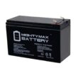 MIGHTY MAX BATTERY MAX3430380 12V 8Ah Fire Alarm Battery Replaces 12V 8Ah ELK-1280 - 10 Pack MIGHTY MAX BATTERY MAX3430380 12V 8Ah Fire Alarm Battery Replaces 12V 8Ah ELK-1280 - 10 Pack